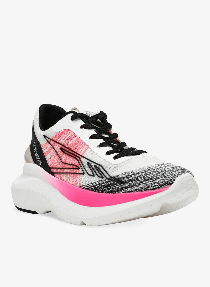 STEVE MADDEN Steve madden elevate 5 white/pink women's sneakers